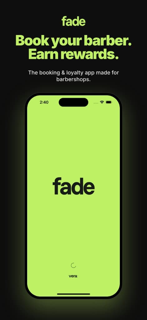 Fade — Salon-Plattform · Mobile & Web — 1